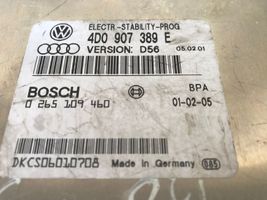 Audi A8 S8 D2 4D Aktiivijousituksen ohjainlaite (ESP) 4D0907389E