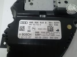 Audi A8 S8 D4 4H Compteur de vitesse tableau de bord 4H0920910D