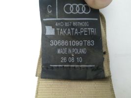 Audi A8 S8 D4 4H Pas bezpieczeństwa fotela tylnego środkowego 4H0857807H