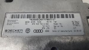 Audi A8 S8 D3 4E Multimedian ohjauslaite 4E0035729