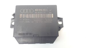 Audi A8 S8 D3 4E Pysäköintitutkan (PCD) ohjainlaite/moduuli 4E0919283A