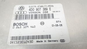 Audi A8 S8 D2 4D Centralina ESP (controllo elettronico della stabilità) 4D0907389E