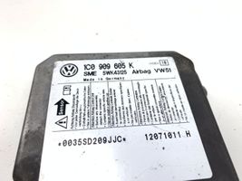 Volkswagen Polo Oro pagalvių valdymo blokas 1C0909605K