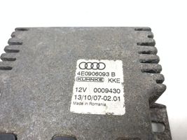 Audi A8 S8 D3 4E Polttoaineen ruiskutuspumpun ohjainlaite/moduuli 4E0906093B