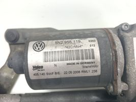 Volkswagen Tiguan Etupyyhkimen vivusto ja moottori 5N2955119