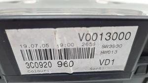 Volkswagen PASSAT B6 Nopeusmittari (mittaristo) 3C0920960