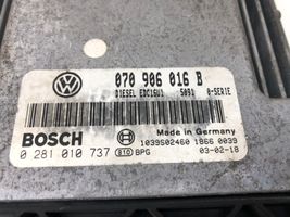 Volkswagen Phaeton Centralina/modulo del motore 070906016B
