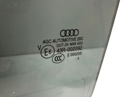 Audi Q7 4M Fenster Scheibe Tür hinten 4M0845025B