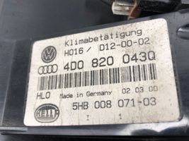 Audi A8 S8 D2 4D Centralina del climatizzatore 4D0820043Q