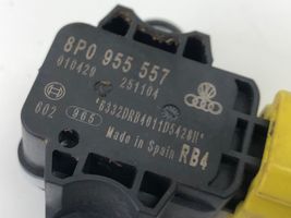 Audi A3 S3 8P Sensore d’urto/d'impatto apertura airbag 8P0955557