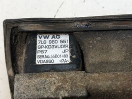 Volkswagen Touareg I Poignée de coffre avec le caméra de recul 7L6980551