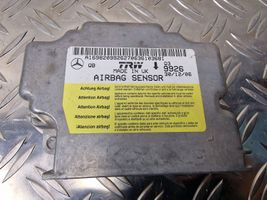 Mercedes-Benz A W169 Centralina/modulo airbag A1698209926