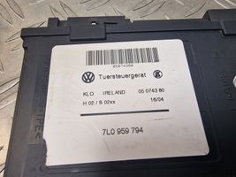 Volkswagen Touareg I Motorino alzacristalli della portiera posteriore 7L0959794