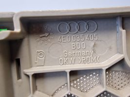 Audi A8 S8 D3 4E Grilles, couvercle de haut-parleur porte avant 4E0035405