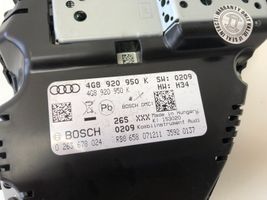 Audi A6 S6 C7 4G Velocímetro (tablero de instrumentos) 4G8920950K