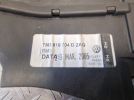 Volkswagen Sharan Boczna kratka nawiewu deski rozdzielczej 7M3819704D