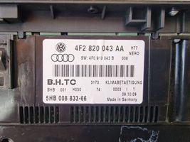 Audi A6 S6 C6 4F Unité de contrôle climatique 4F2820043AA