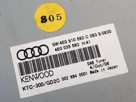 Audi A8 S8 D3 4E Module de contrôle caméra arrière 4E0035563