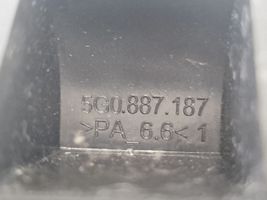 Volkswagen Golf VII Osłona / zaślepka ISOFIX 5G0887187