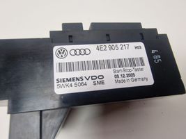Audi A8 S8 D3 4E Moottorin start-stop-painike/kytkin 4E2905217