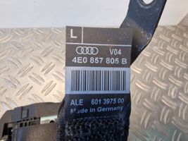 Audi A8 S8 D3 4E Cintura di sicurezza posteriore 4E0857805B