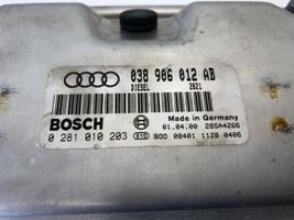 Audi A6 S6 C5 4B Moottorin ohjainlaite/moduuli 038906012AB