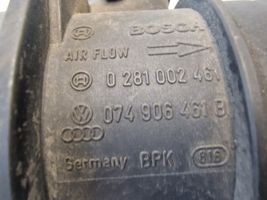 Volkswagen Sharan Przepływomierz masowy powietrza MAF 074906461B