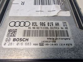 Audi A6 S6 C6 4F Dzinēja vadības bloks 03L906019AH