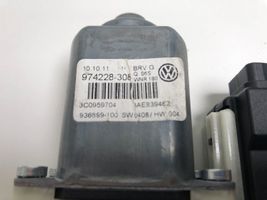 Volkswagen PASSAT B7 Silniczek podnoszenia szyby drzwi tylnych 3C0959704
