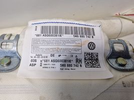 Volkswagen Golf VI Airbag de toit 5K6880742B