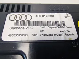 Audi Q7 4L Monitor / wyświetlacz / ekran 4F0919603