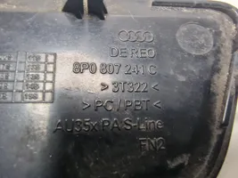 Audi A3 S3 A3 Sportback 8P Zaślepka / Osłona haka holowniczego przednia 8P0807241C