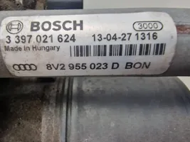 Audi A3 S3 8V Mechanizm i silniczek wycieraczek szyby przedniej / czołowej 8V2955023D