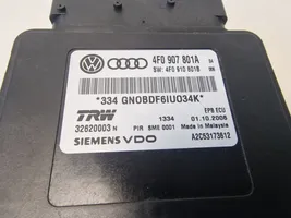 Audi A6 Allroad C6 Käsijarrun ohjainlaite 4F0907801A