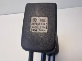 Volkswagen PASSAT B4 Fibbia della cintura di sicurezza posteriore 357857739D