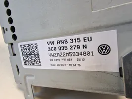 Volkswagen PASSAT B7 Radio/CD/DVD/GPS-pääyksikkö 3C0035279N