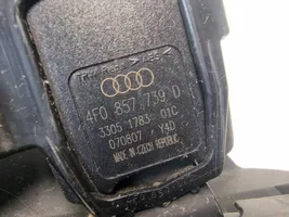 Audi A6 Allroad C6 Klamra środkowego pasa bezpieczeństwa fotela tylnego 4F0857739D