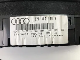 Audi A3 S3 A3 Sportback 8P Tachimetro (quadro strumenti) 8P0920930N