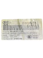 Audi A3 S3 8V Półka tylna bagażnika 8V5863411J