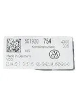 Volkswagen Golf VII Spidometras (prietaisų skydelis) 5G1920754