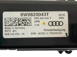 Audi A4 S4 B9 Climate control unit 8W0820043T