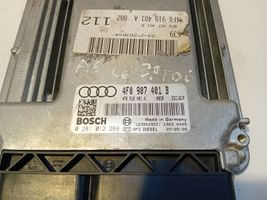 Audi A6 S6 C6 4F Variklio valdymo blokas 4F0907401B