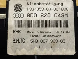 Audi A4 S4 B5 8D Centralina del climatizzatore 8D0820043M