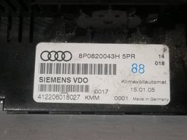 Audi A3 S3 A3 Sportback 8P Centralina del climatizzatore 8P0820043H