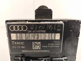 Audi A6 S6 C6 4F Unité de commande module de porte 4F0959795E