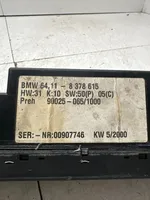 BMW X5 E53 Oro kondicionieriaus/ klimato/ pečiuko valdymo blokas (salone) 00907746