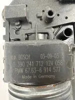 BMW 3 E46 Motor y varillaje del limpiaparabrisas delantero 0390241712