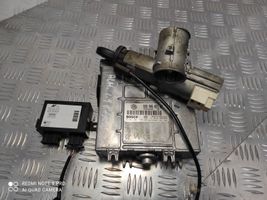 Seat Alhambra (Mk1) Komputer / Sterownik ECU i komplet kluczy P012106