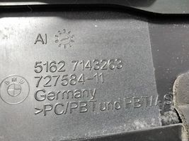 BMW 3 E90 E91 Spoiler del portellone posteriore/bagagliaio 51627143263