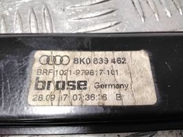 Audi A4 S4 B8 8K Mechanizm podnoszenia szyby tylnej bez silnika 8K0839462